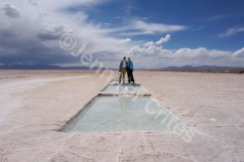 Me and Jerry at recently cut salt rectangles
