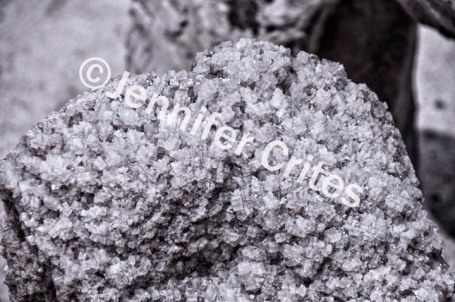 Salt crystal rock