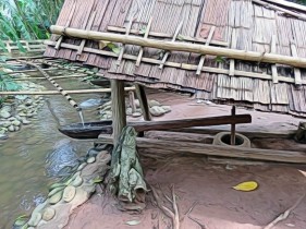 bamboo drinking water pipes